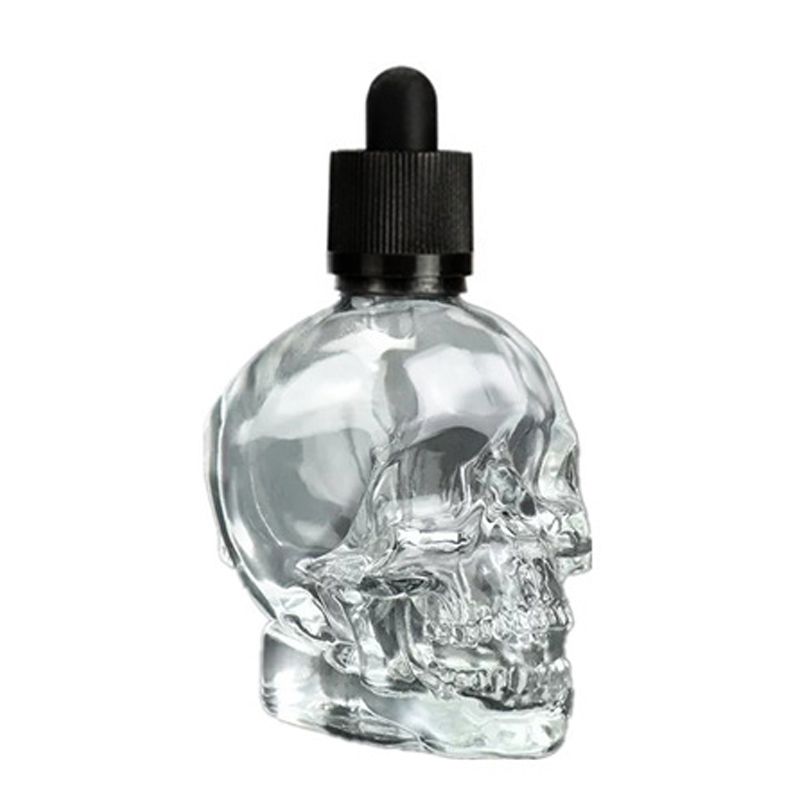1.7 oz. Glass Skull Bitters Bottle TBCKITCHEN 38510311