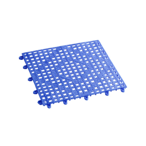 12" x 12" Blue Interlocking Bar Mat