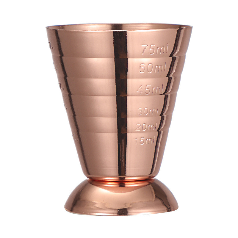 2.5 oz. Stainless Steel Copper-Plated Measuring Jigger TBCKITCHEN 38460314