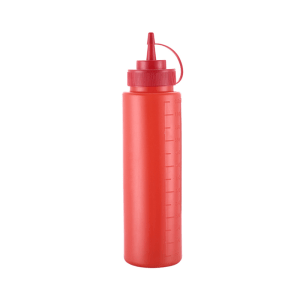 24 oz Red Squeeze Bottle