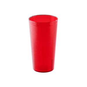 24 oz. Red Polycarbonate Pebbled Tumber