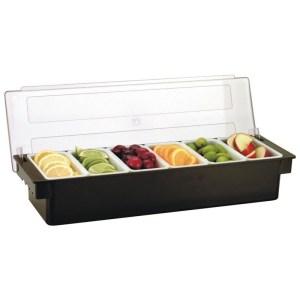 6-Compartment Condiment Bar