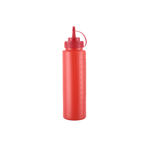 8 oz Red Squeeze Bottle