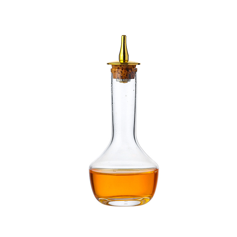Glass Bitters Bottle TBCKITCHEN 38510522