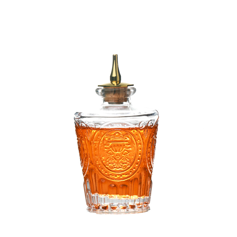 Glass Bitters Bottle TBCKITCHEN 38512311
