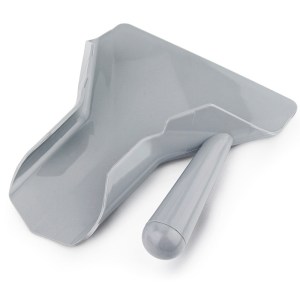 9 1/4" x 8 1/4" Plastic Right Handle French Fry Scoop TBCKITCHEN 38829051
