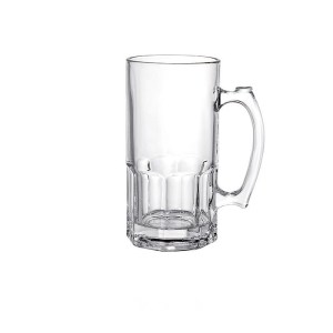Gibraltar Glass Beer Mug | Classic Beer Stein with Handle GBE3021