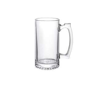 Classic Glass Beer Mug with Handle GBE3011