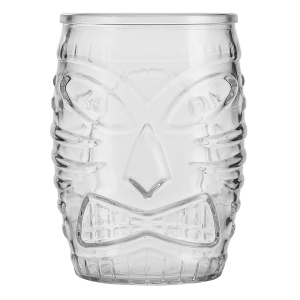 Clear TIKI Rock Glass GTK1011