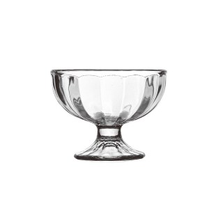 Classic Glass Ice Cream Sundae Bowl | Footed Dessert Bowl GSC201
