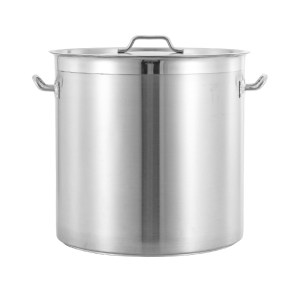 Reinforced rim stainless steel stock pot with Cover CST352