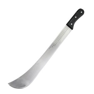 18 Inch Machete Knife Curved Blade Plastic Handle 3 Rivets Manganese Steel