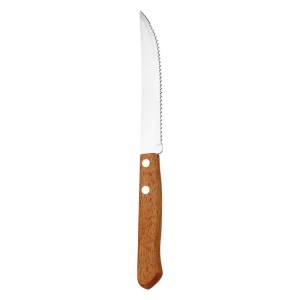 4.5 Inch Serrated Steak Knife with Wooden Handle