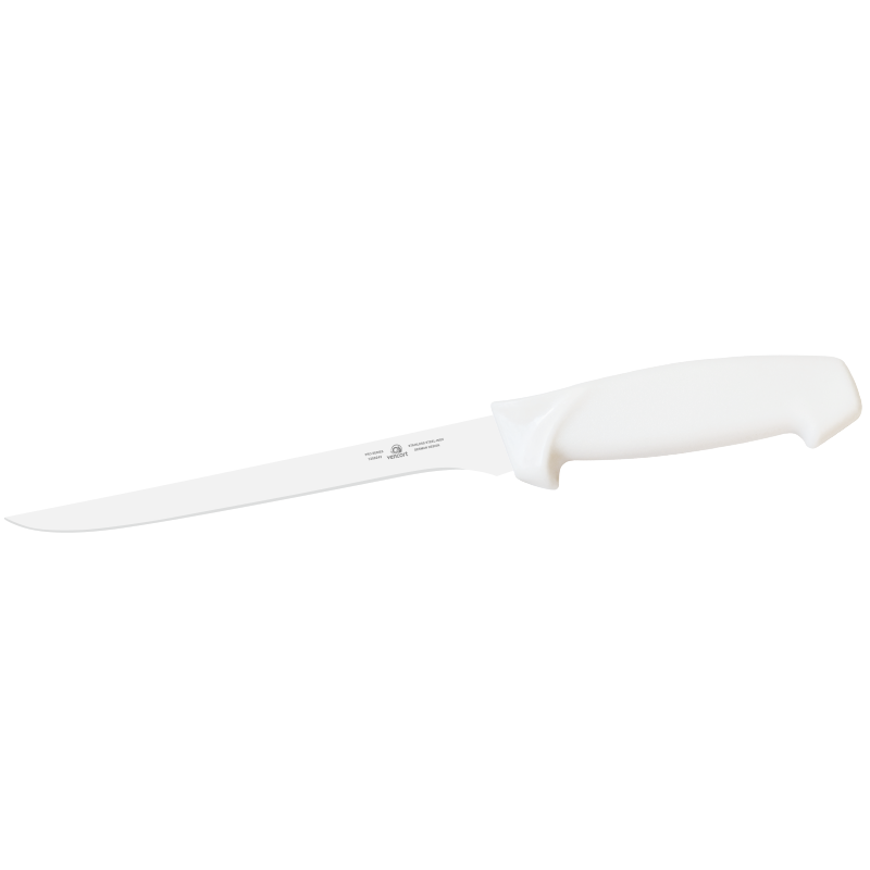 7 Fillet Knife with White Handle NSF Certified Fish Preparation Knife