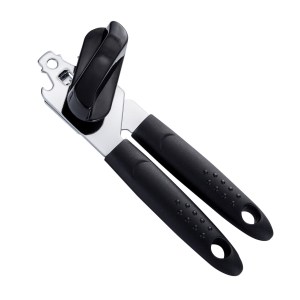 Manual Stainless Steel Can Opener with Soft Grip Handle