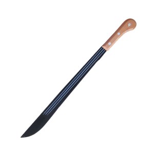 Cane Machete Knife 24 Inch Wooden Handle Straight Blade Agricultural Tool from RUITONGS