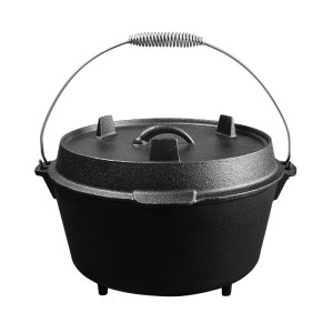 Cast Iron Camping Dutch Oven with Legs and Lid from RUITONGS