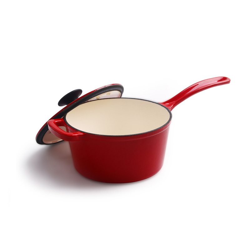Cast Iron Saucepan with Lid