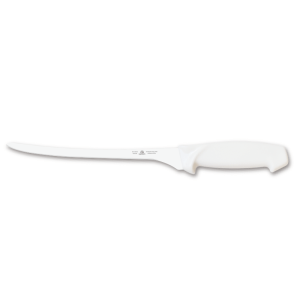 Curved Fillet Knife 9 Inch White Handle Stainless Steel Kitchen Knife from RUITONGS