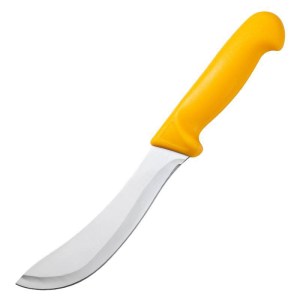 Curved Skinning Knife Stainless Steel Meat Knife