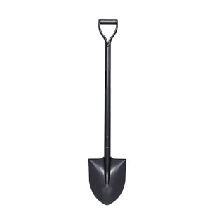 Manganese Steel Pointed Digging Shovel with Long Handle