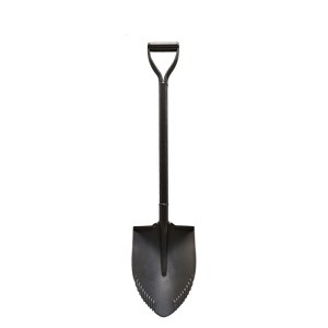 Manganese Steel Serrated Digging Shovel with Pointed Blade