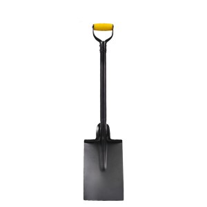 Manganese Steel Square Transfer Shovel with Steel Handle