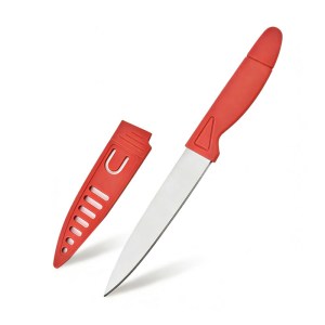 Paring Knife with Cover 3.5 Inch Stainless Steel
