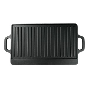 Reversible Cast Iron Grill Griddle Plate 46 × 23 cm from RUITONGS