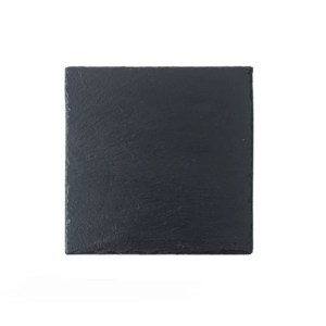 Square Slate Plate 30x30 cm Natural Stone Serving Plate
