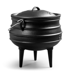 Traditional Cast Iron Potjie Pot for Camping and Outdoor Cooking from RUITONGS