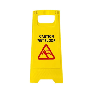 Yellow Plastic Caution Wet Floor Sign from RUITONGS