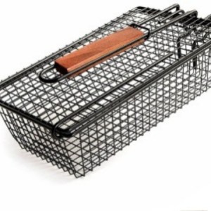 BBQ Grill Basket Stainless Steel Folding Grilling Basket from RUITONGS (1)