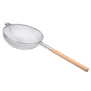 Reinforced Stainless Steel Mesh Strainer with Wooden Handle 10 11 13 Inch from RUITONGS (2)